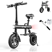 Los mejores  - SOUTHERN WOLF Bicicleta eléctrica Bicicleta eléctrica Plegable para Adultos- Scooter eléctrico 250W Motor sin escobillas…